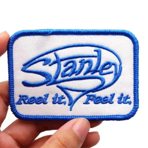 Stanley Logo 'Reel It Feel It' Embroidered Velcro Patch