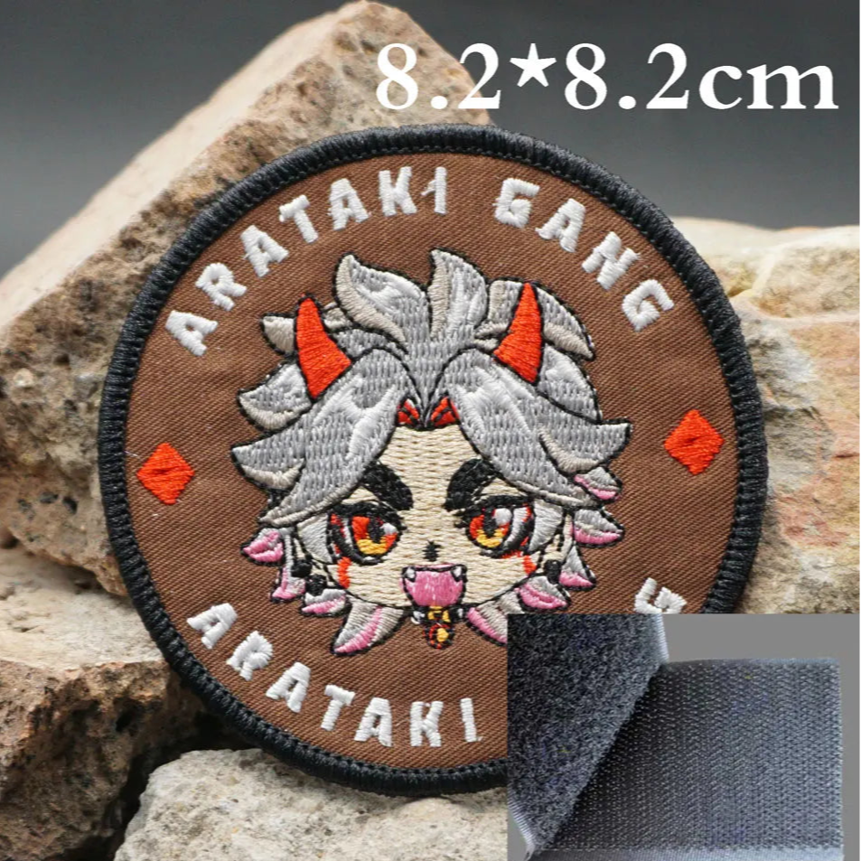 Genshin Impact 'Arataki Itto | Arataki Gang' Embroidered Velcro Patch