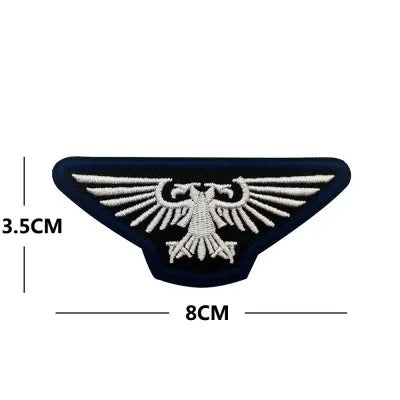 Top Gun 'Double Headed Eagle | Set of 2' Embroidered Velcro Patch