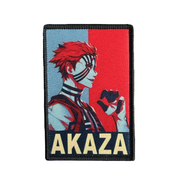 Kimetsu no Yaiba 'Akaza | Side View' Embroidered Velcro Patch
