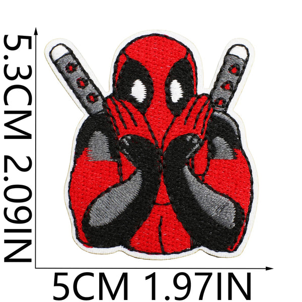 Deadpool 'Surprised' Embroidered Patch