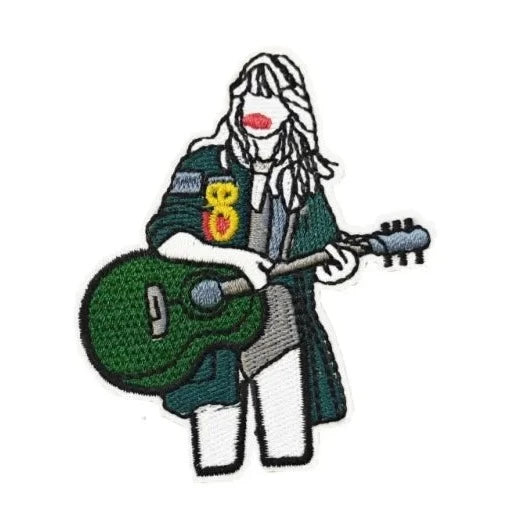 Taylor Swift 'Green Guitar' Embroidered Patch