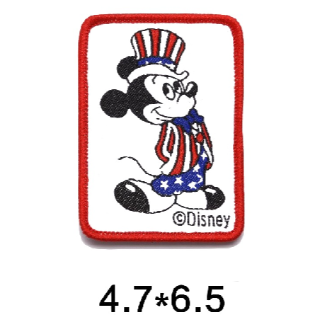 Mickey Mouse 'Mickey | American Flag Suit and Hat' Embroidered Patch