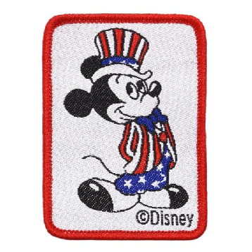 Mickey Mouse 'Mickey | American Flag Suit and Hat' Embroidered Patch