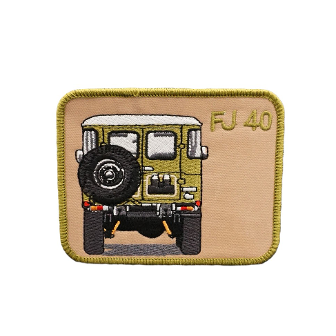 Off-Road Vehicles 'FJ 40 | Land Cruiser' Embroidered Velcro Patch