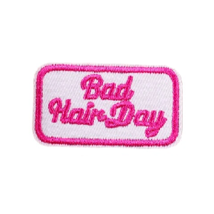 Bad Hair Day Embroidered Patch