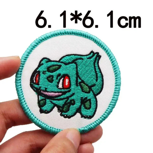 Pocket Monster 'Bulbasaur | Round' Embroidered Patch