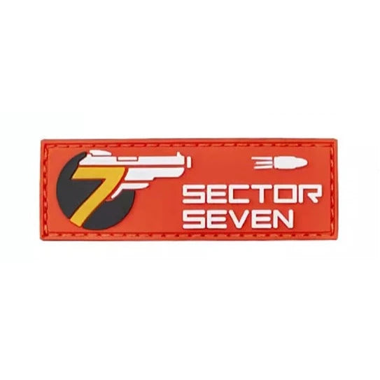 Cool 'Sector Seven' PVC Rubber Velcro Patch