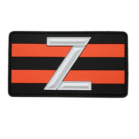 Saint George Ribbon Flag 'Z Symbol' PVC Rubber Velcro Patch