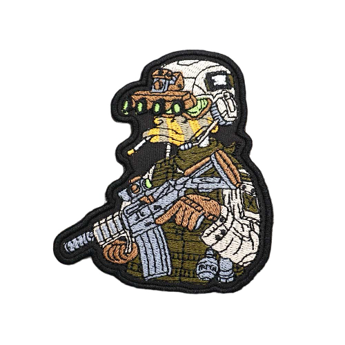 Scrooge McDuck 'Tactical Gear' Embroidered Velcro Patch