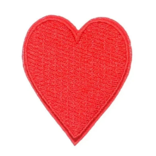 Playing Card Symbol 'Heart' Embroidered Patch