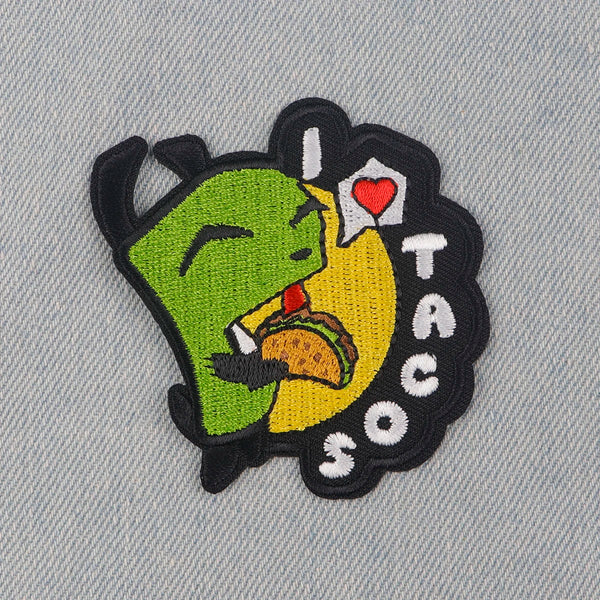 Invader Zim ‘Gir Tacos’ Embroidered Patch