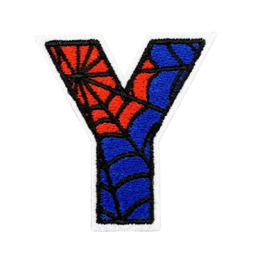 Spider-Man Letter 'Letter Y' Embroidered Patch