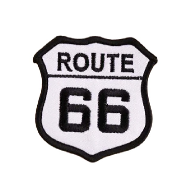 Emblem 'Route 66 | Shield' Embroidered Patch