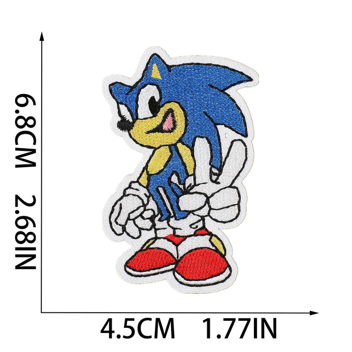 Sonic the Hedgehog 'Joyful | Peace' Embroidered Patch