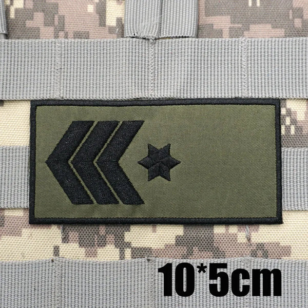 Military Rank 'Chief Warrant Officer | Left' Embroidered Velcro Patch