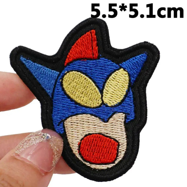 Crayon Shin Chan 'Action Kamen | Head' Embroidered Patch