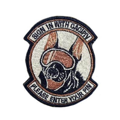 Military Tactical 'Email Dog' Embroidered Velcro Patch