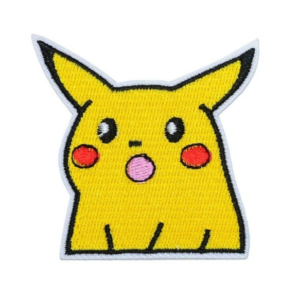 Pocket Monster 'Pikachu | Surprised' Embroidered Patch