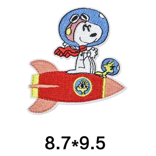 The Peanuts Movie 'Astronaut Snoopy and Woodstock | Rocket Ship' Embroidered Patch