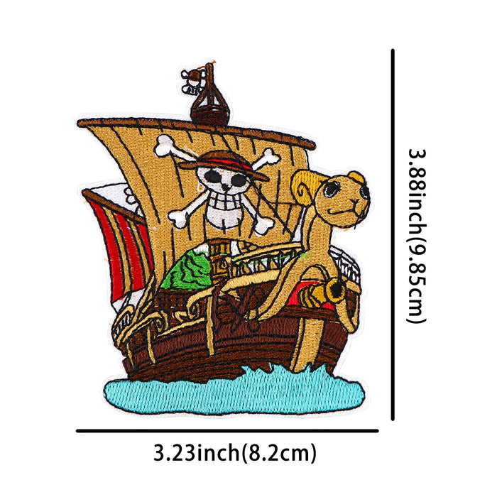 One Piece 'Going Merry Ship' Embroidered Patch