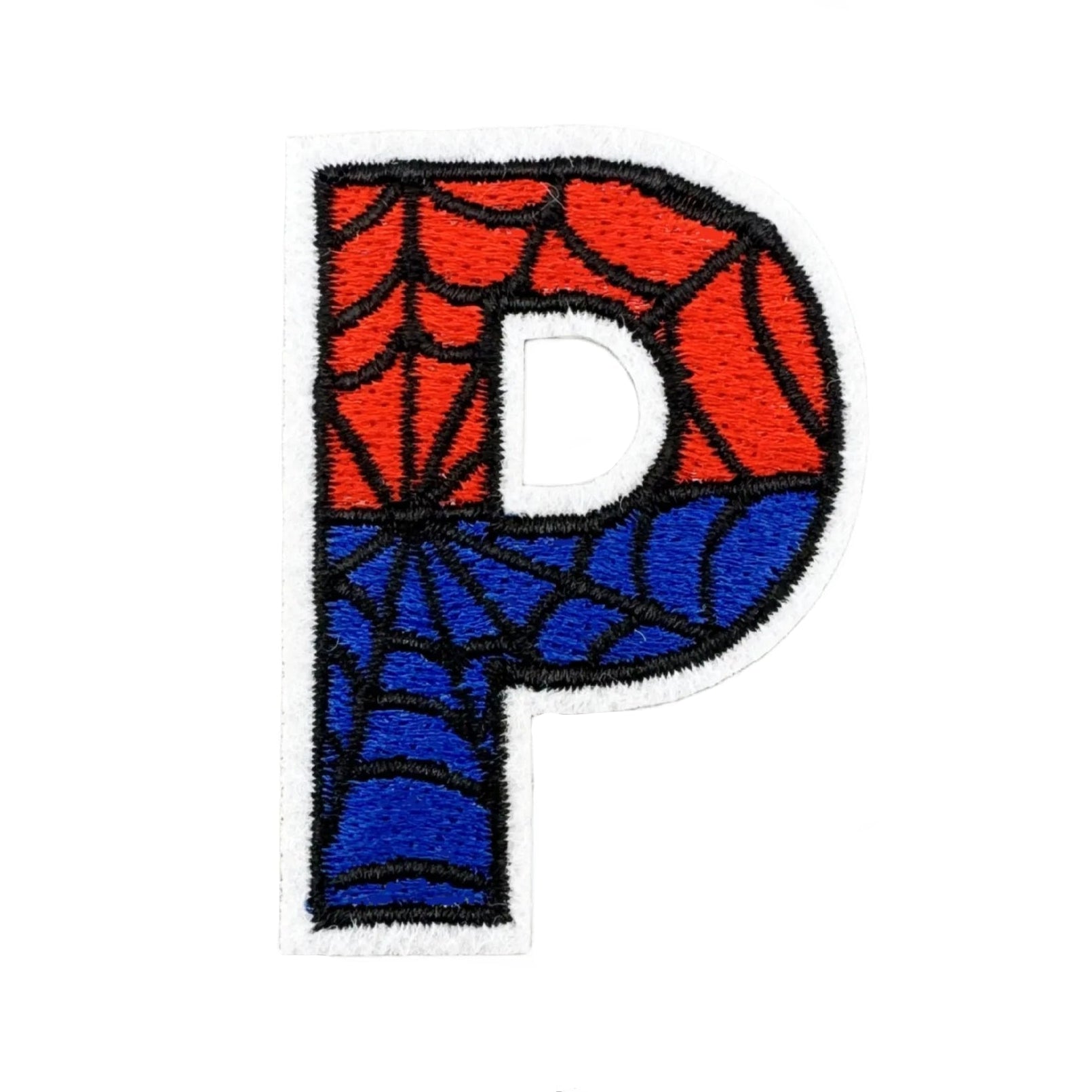 Spider-Man Letter 'Letter P' Embroidered Patch