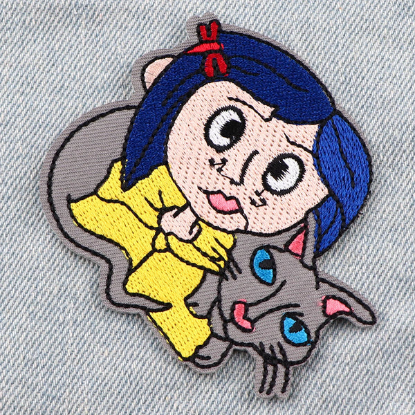 Coraline ‘Charlie and Coraline’ Embroidered Patch