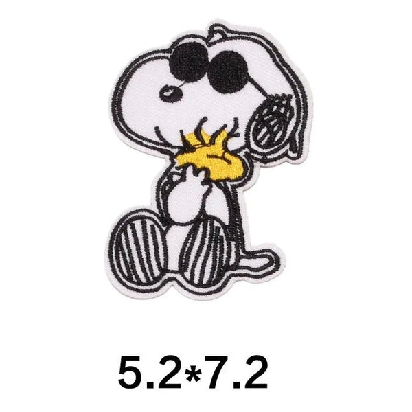 The Peanuts Movie 'Cool Snoopy Hug Woodstock' Embroidered Patch