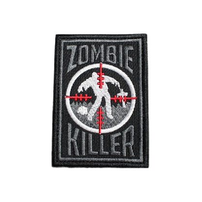 Zombie Killer Embroidered Velcro Patch