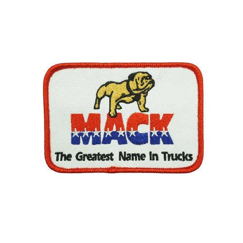 The Greatest Name in Trucks 'Mack Logo' Embroidered Velcro Patch