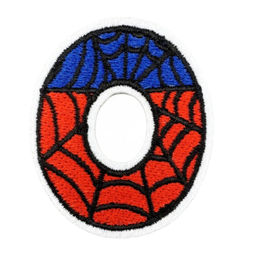 Spider-Man Letter 'Letter O' Embroidered Patch