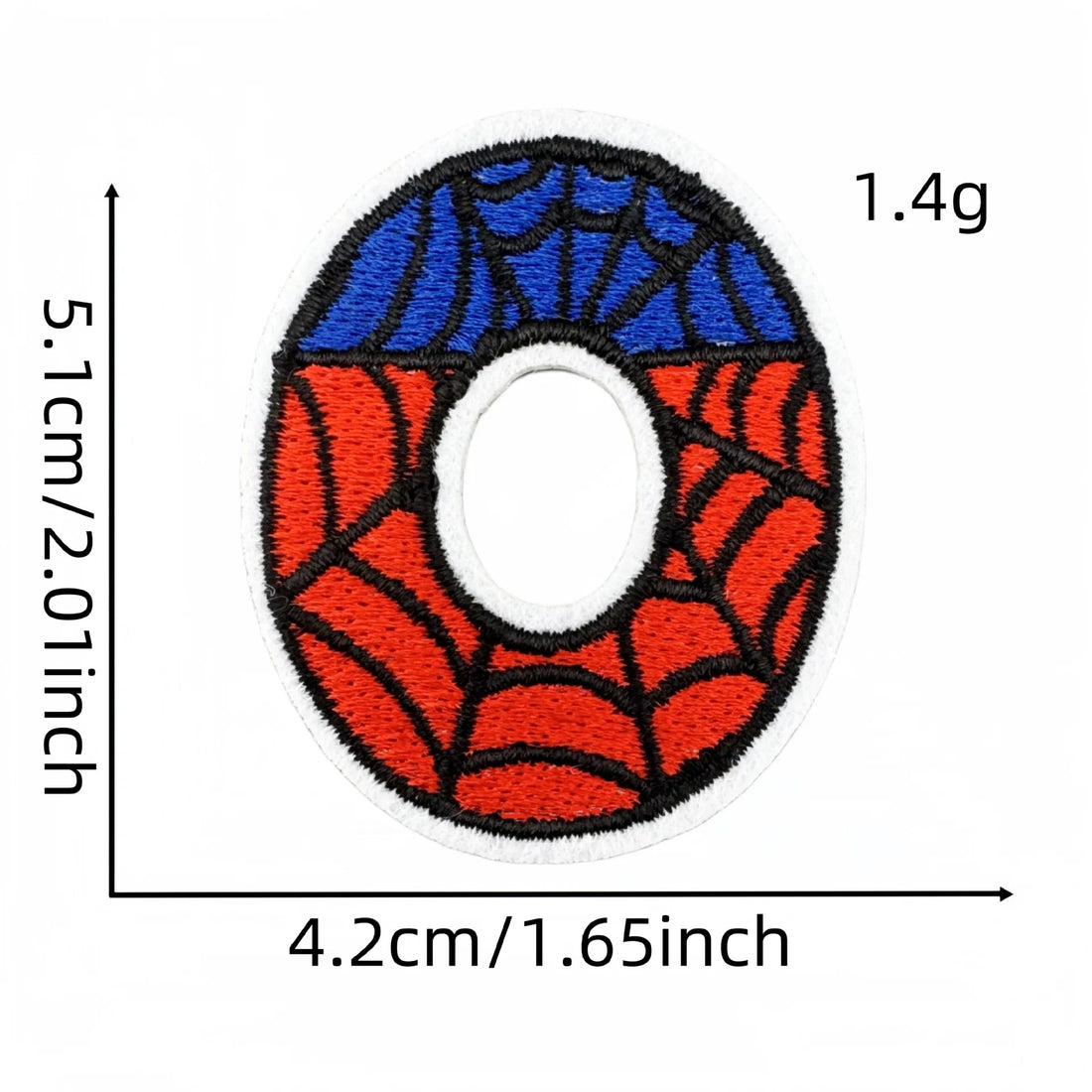 Spider-Man Letter 'Letter O' Embroidered Patch