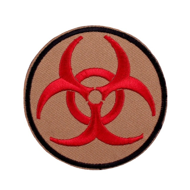 'Biohazard | Round' Embroidered Patch