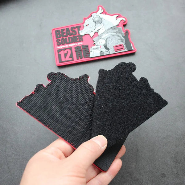 Beast Soldier 12 'Dragon' PVC Rubber Velcro Patch