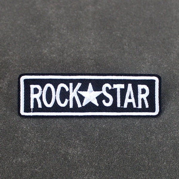 Music 'Rock Star' Embroidered Patch