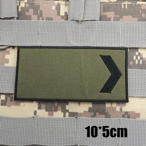 Military Rank 'Sergeant First Class | Right' Embroidered Velcro Patch