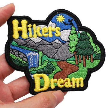 Travel 'Hikers Dream 1.0' Embroidered Velcro Patch