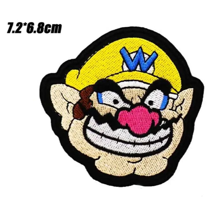 Super Mario Bros. 'Wario | Head' Embroidered Patch