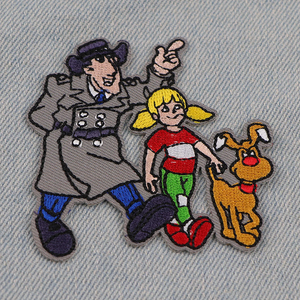 Inspector Gadget 'Penny and Brain' Embroidered Patch