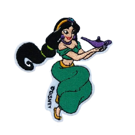 Aladdin 'Jasmine | Holding Magical Lamp' Embroidered Patch