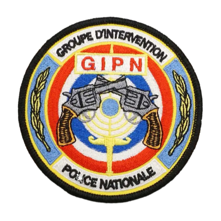 Military Tactical 'Police Nationale | Groupe d'Intervention' Embroidered Velcro Patch