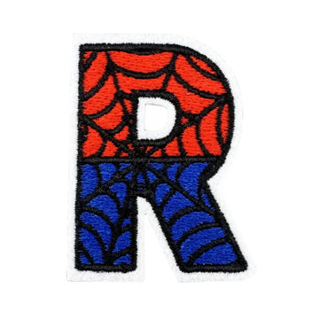 Spider-Man Letter 'Letter R' Embroidered Patch