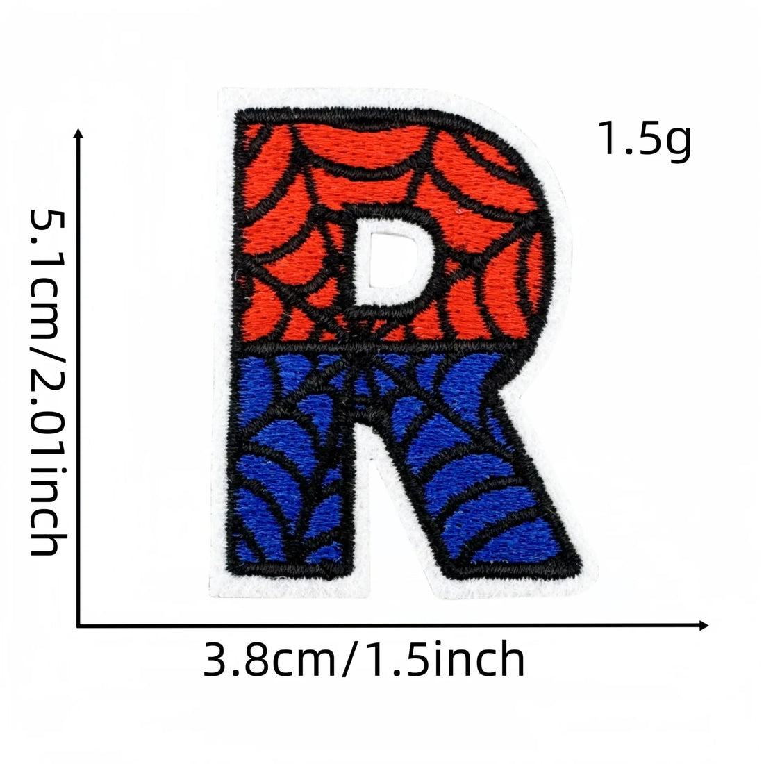 Spider-Man Letter 'Letter R' Embroidered Patch