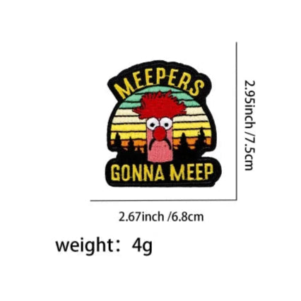 The Muppet Show 'Beaker | Meepers Gonna Meep' Embroidered Patch