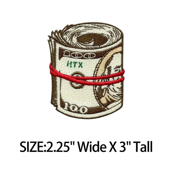 Money Roll 'Set of 20' Embroidered Patch