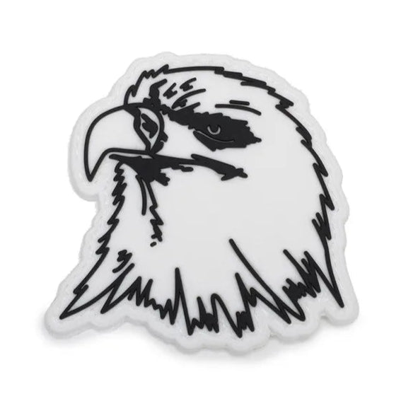 Eagle Head 'Luminous' PVC Rubber Velcro Patch