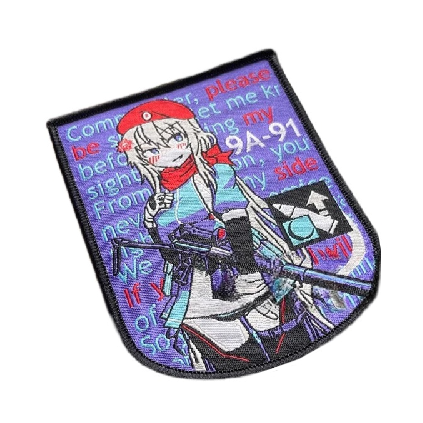 Girls' Frontline '9A-91 | Tactical Gun' Embroidered Velcro Patch