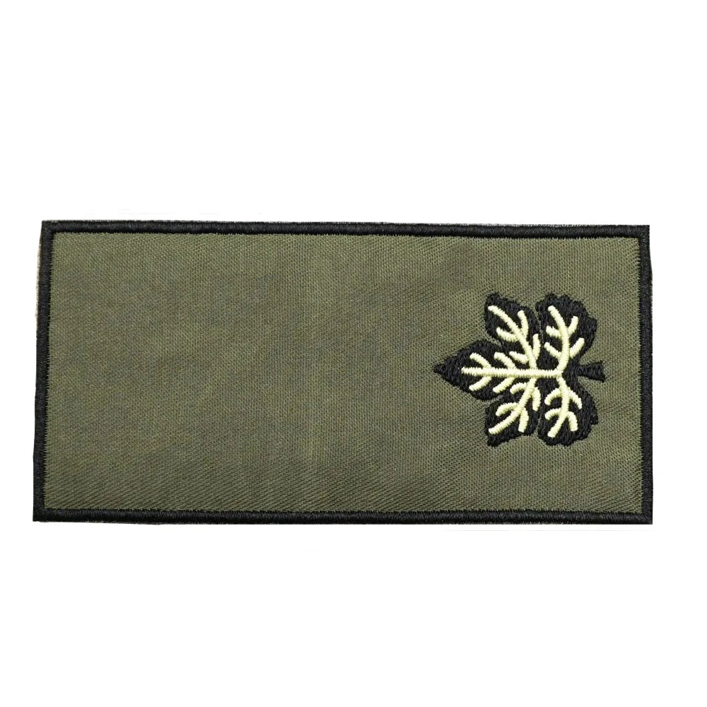 Military Rank 'Lieutenant Colonel | Right' Embroidered Velcro Patch ...