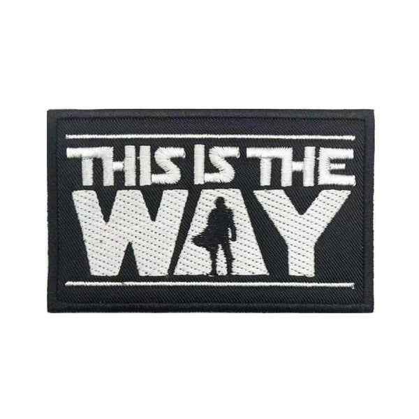 Empire and Rebellion 'This Is The Way | Empire and Rebellion' Embroidered Velcro Patch