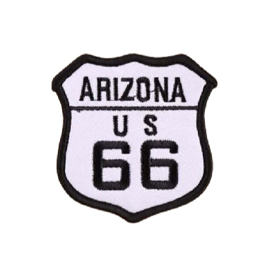 Emblem 'Arizona US 66' Embroidered Patch